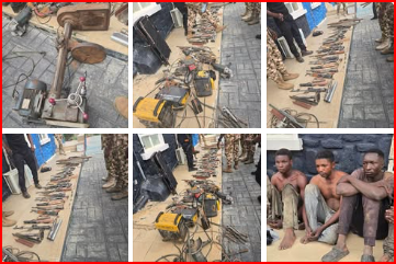 Troops bust illegal arms factories in Plateau, arrest five suspects