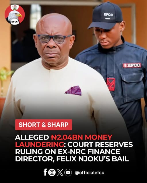 Court fixes June 2nd for ruling on ex-NRC director’s bail