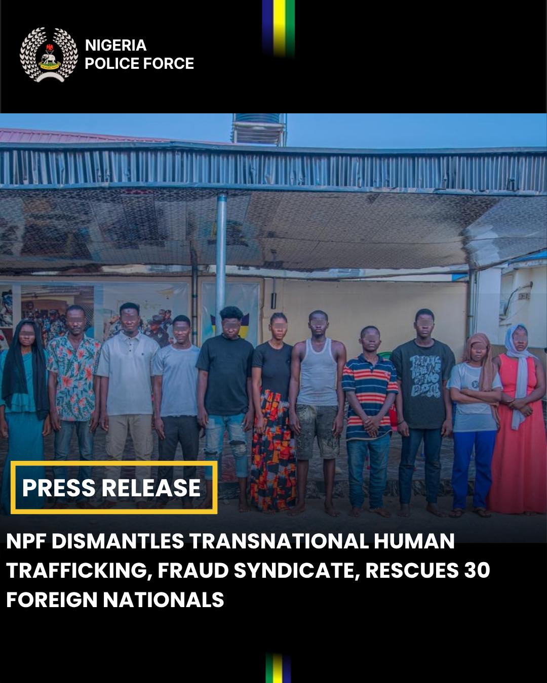 Police bust human trafficking syndicate, rescue 30 foreign nationals