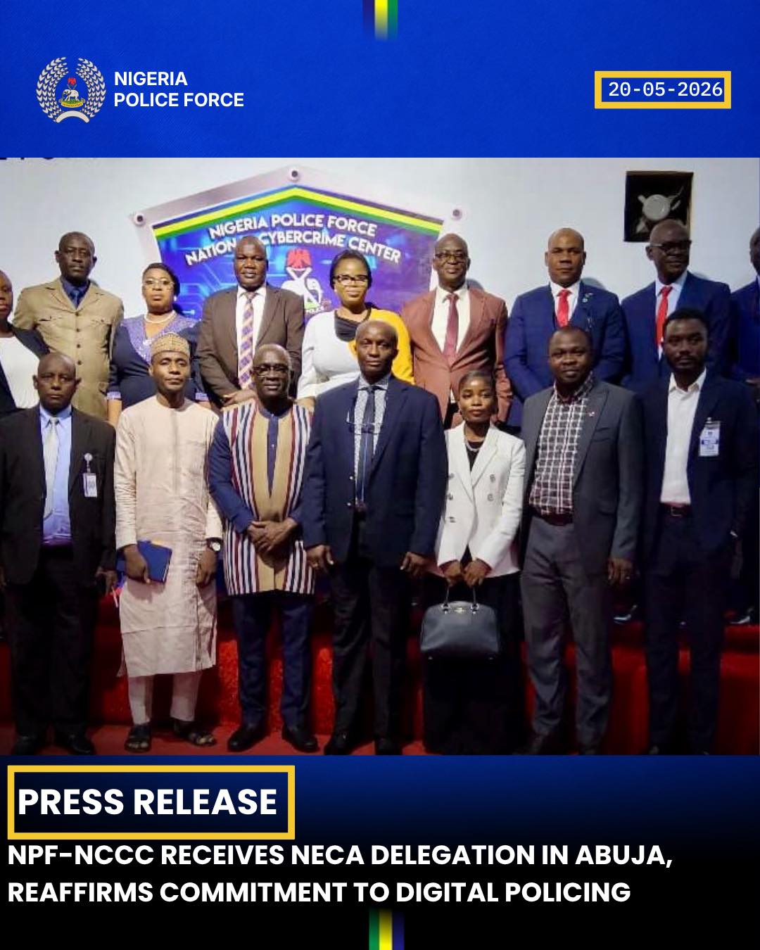Police cybercrime centre, NECA strengthen partnership on digital security