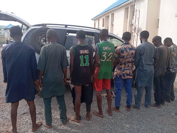 Police arrest eight suspected kidnappers, recover arms in Nasarawa