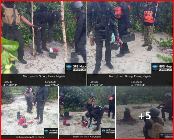 Navy destroys suspected staging camp, recovers ammunition in Rivers–Bayelsa creek