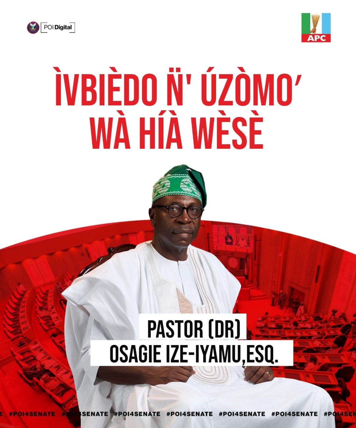 Ize-Iyamu wins Edo South APC senatorial primary