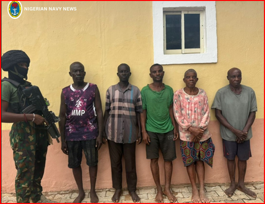 Navy hands over five suspected IPOB/ESN members to DSS in Anambra