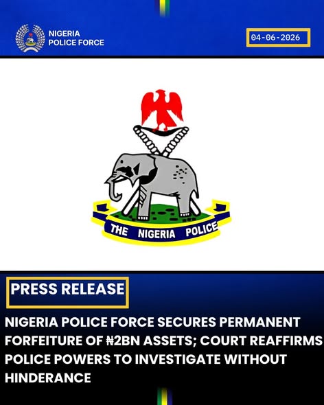 Police secure ₦2bn asset forfeiture as court upholds investigative powers