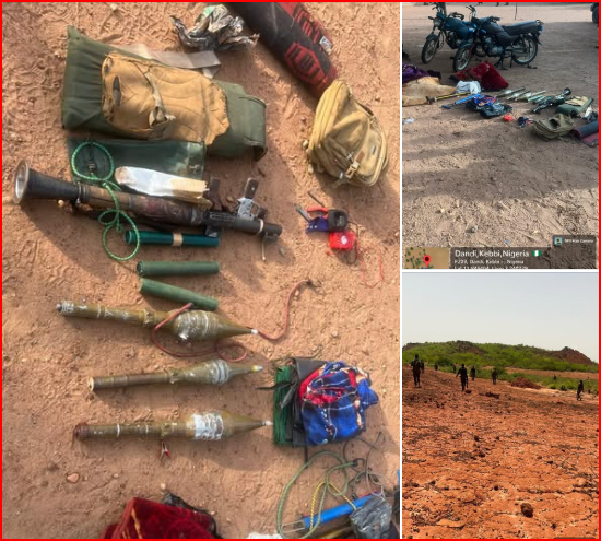 Troops recover heavy weapons, IEDs from Lakurawa terrorists  in Kebbi 
