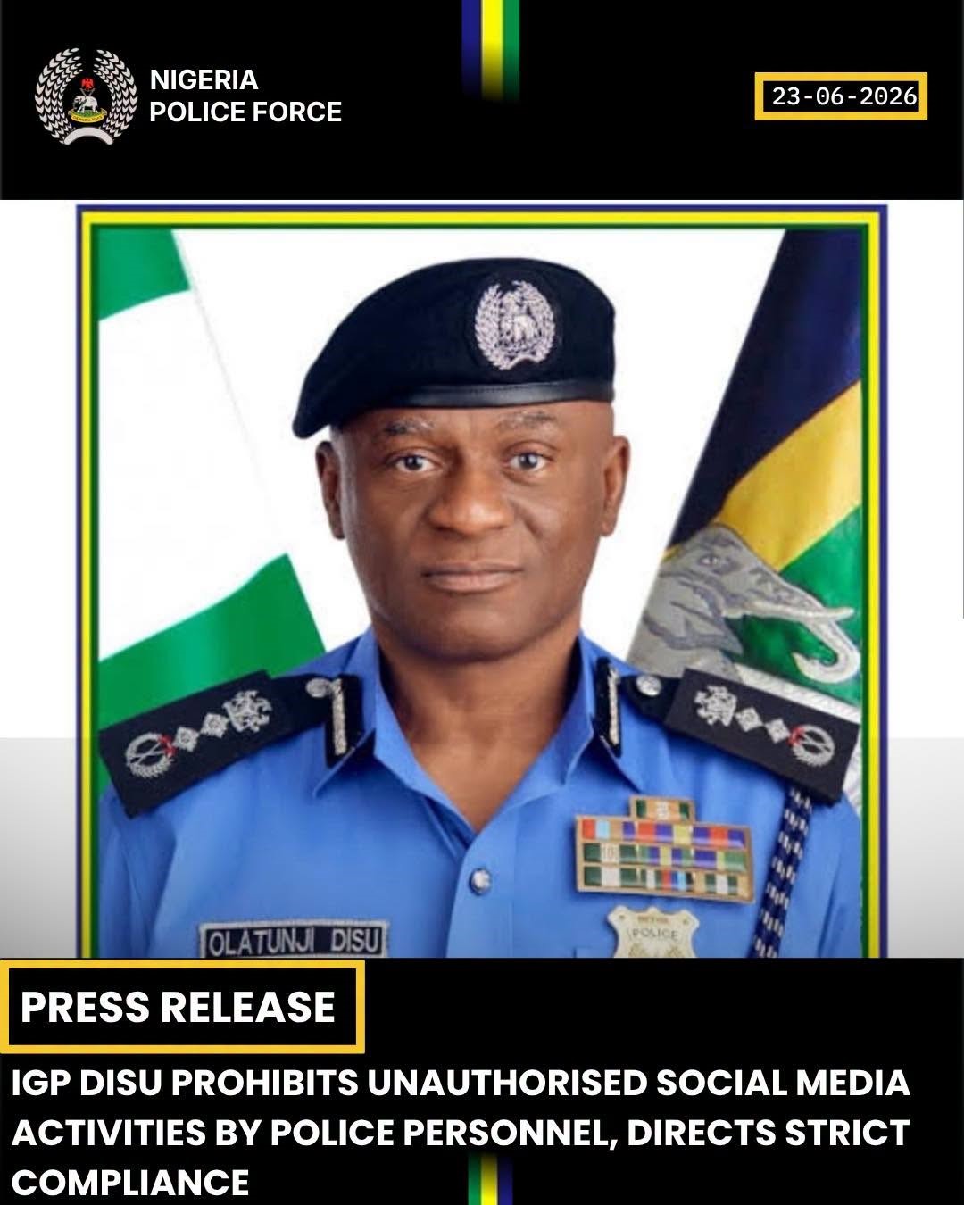 IGP bans unauthorised social media use by police officers
