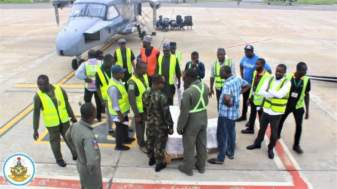 NAF airlifts sensitive electoral materials for Ekiti poll