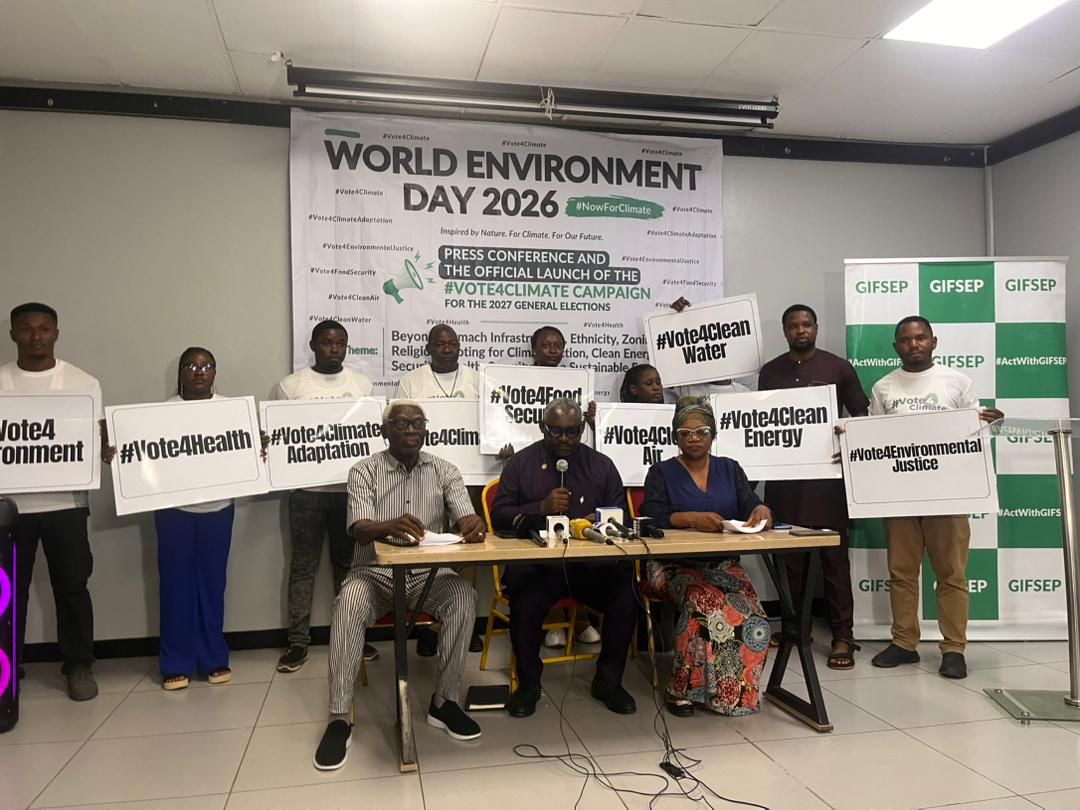 World Environment Day: Group launches climate-focused 2027 election campaign