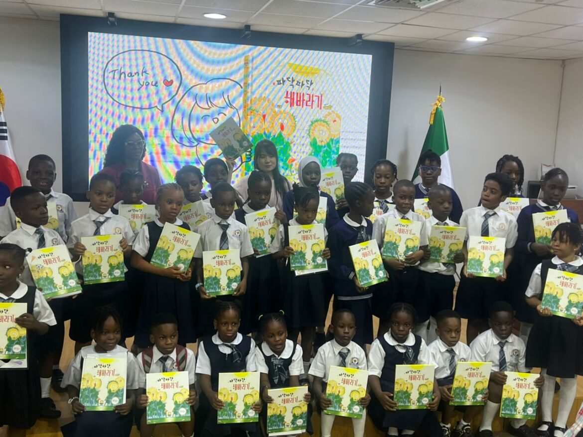 Korean author urges Nigerian children to embrace creativity