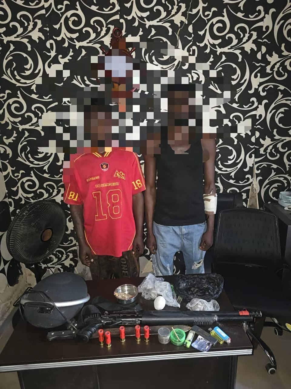 Police arrest two suspected cultists, recover firearm and drugs in Delta raid