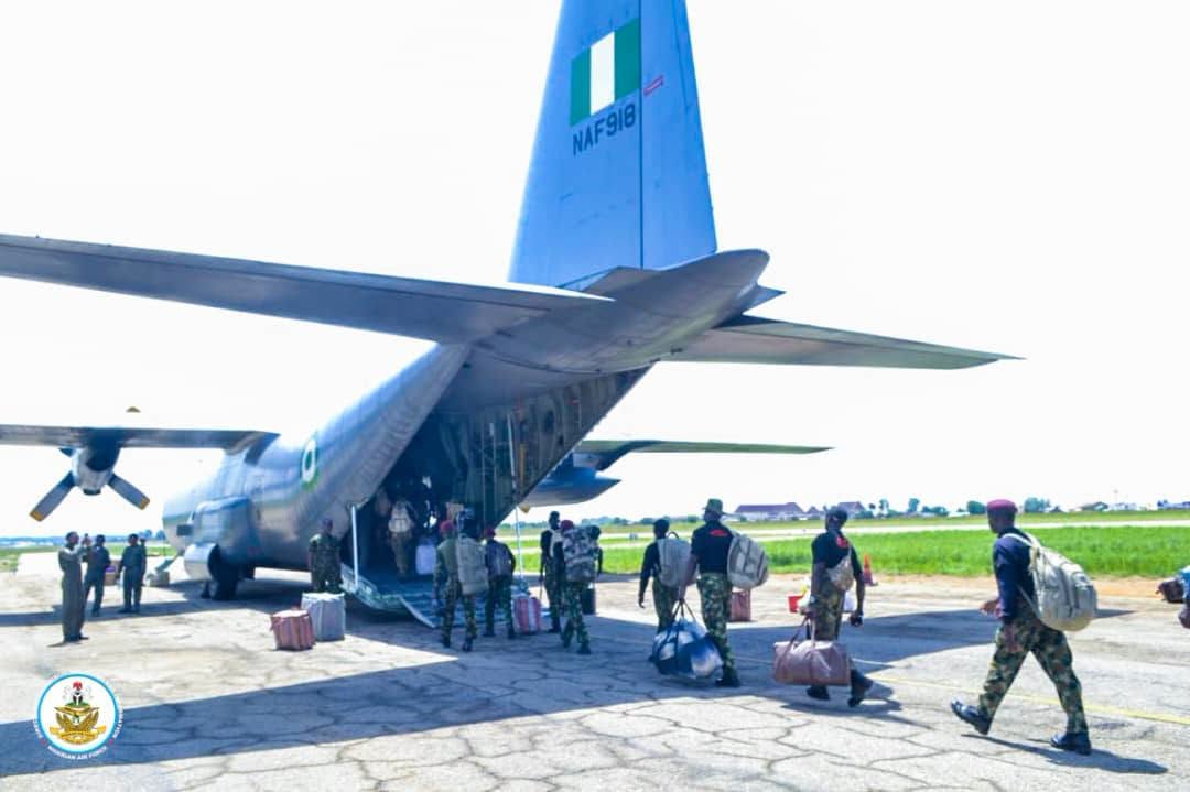 NAF rotates troops in Zamfara to boost combat readiness