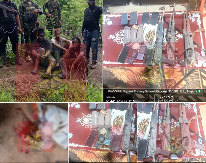 Nigerian Army rescue three kidnap victims, kill two terrorists in Edo