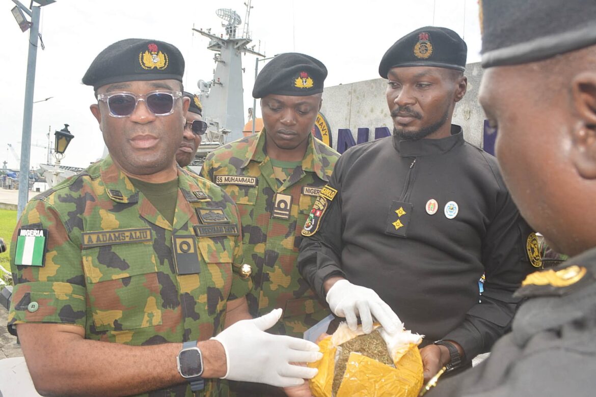 Navy handsover 756kg suspected cannabis to NDLEA