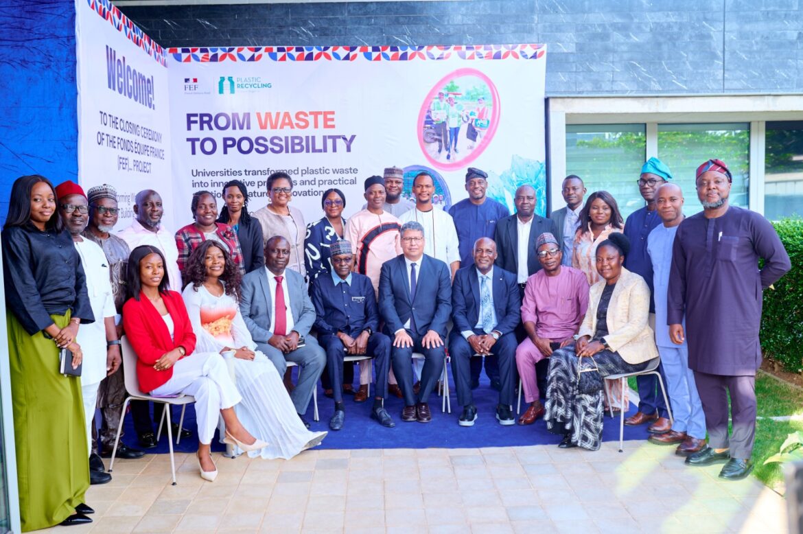France, Nigerian universities unlock ₦949m annual green economy from plastic waste