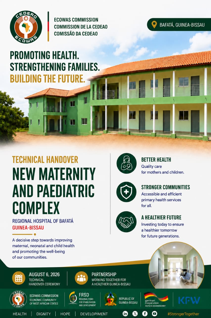 ECOWAS unveils $638,000 maternity, paediatric centre in Guinea-Bissau