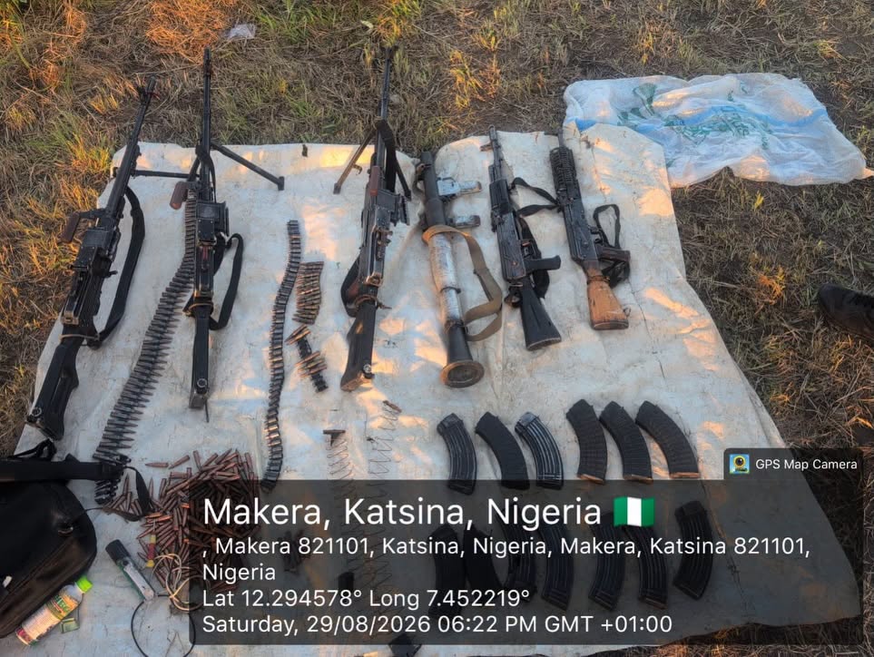 Troops eliminate terrorist lieutenant, recover machine guns in Katsina