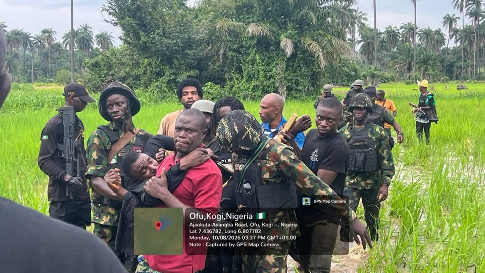Army rescues 16 kidnap victims in Kogi