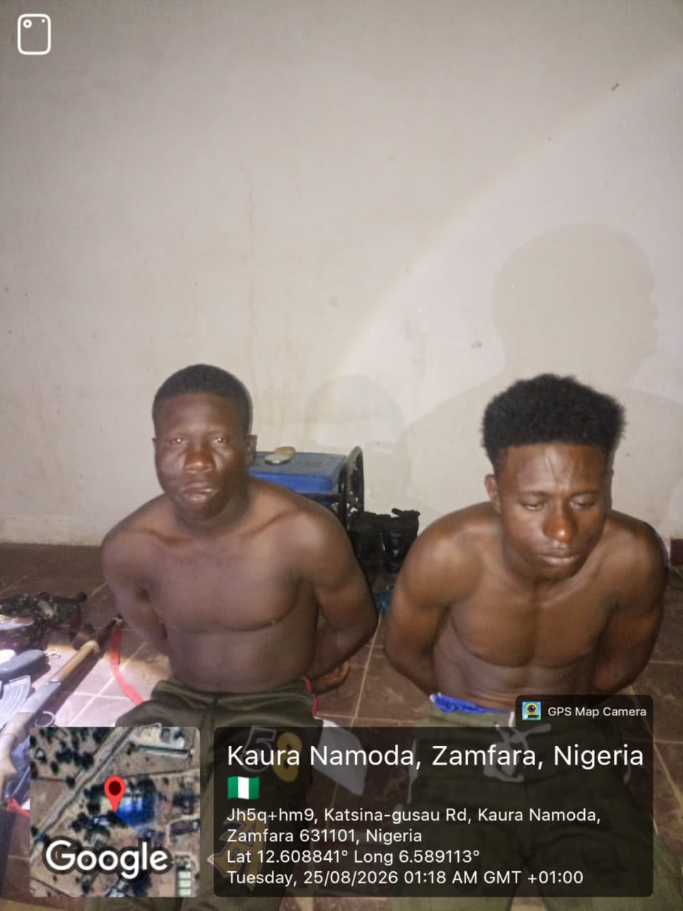 Troops arrest two suspected terrorists, recover arms in Zamfara