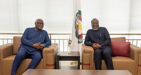 ECOWAS chief meets ex-Sierra Leone president Koroma in Abuja