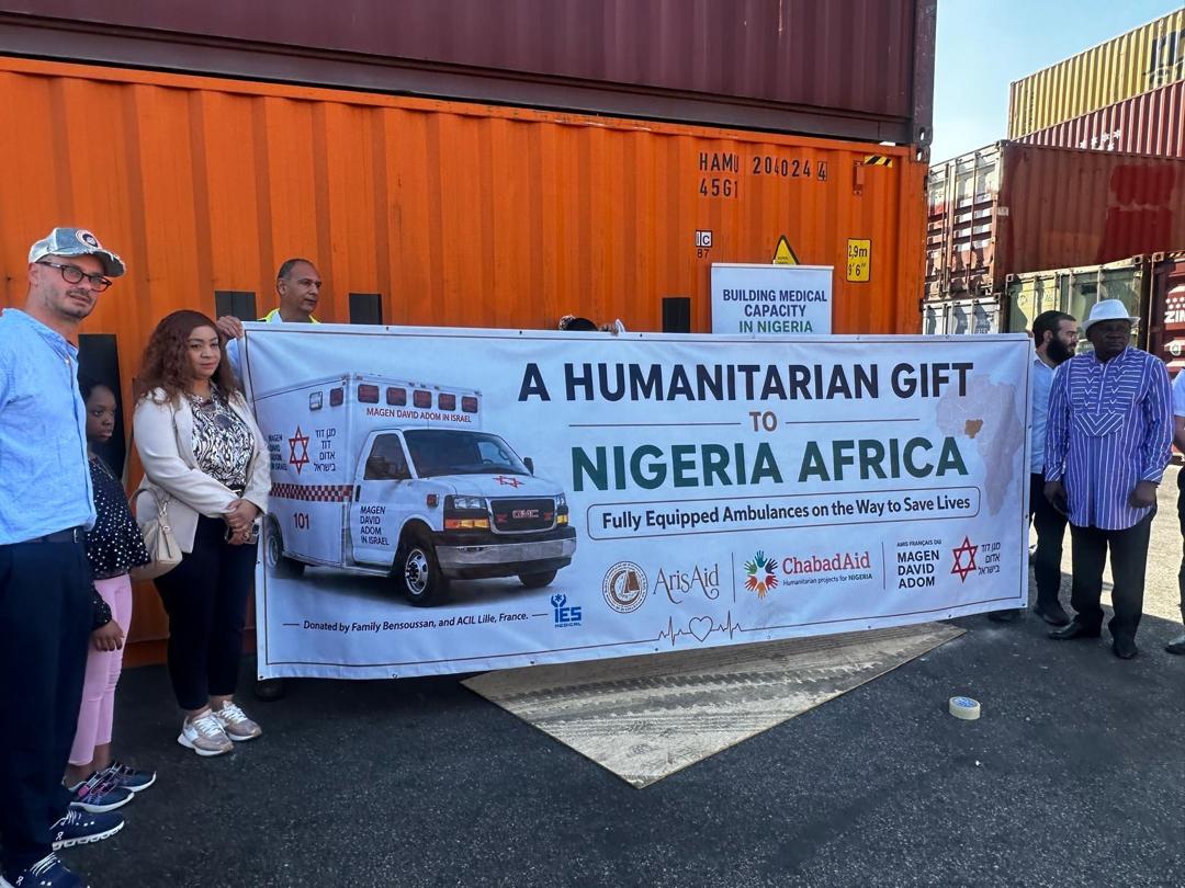 Israel donates ambulances, medical equipment to Nigeria