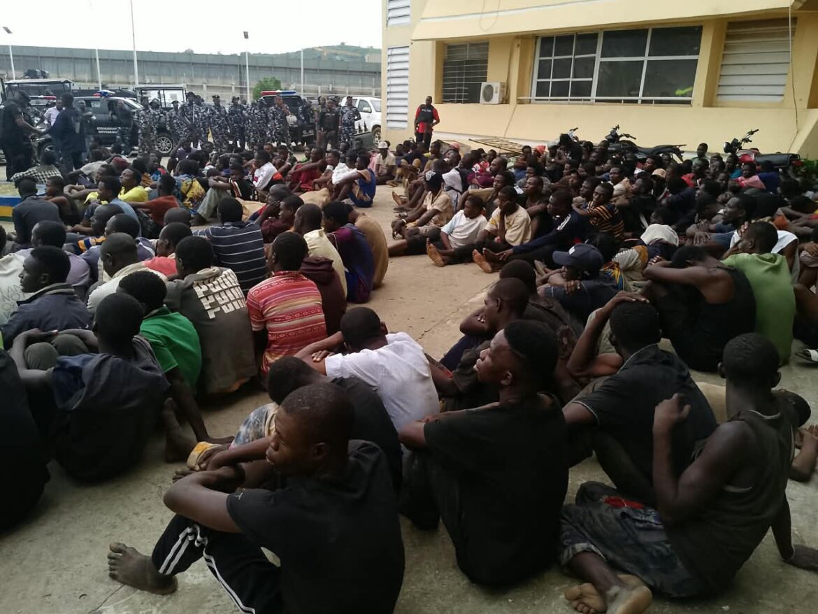 Police raid crime hotspots, arrest 300 suspects in FCT