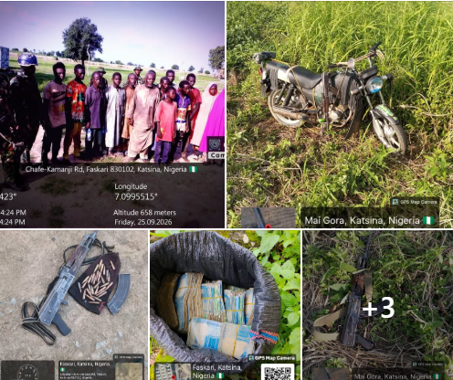 Troops arrest terrorist logistics couriers, rescue 14 in Katsina