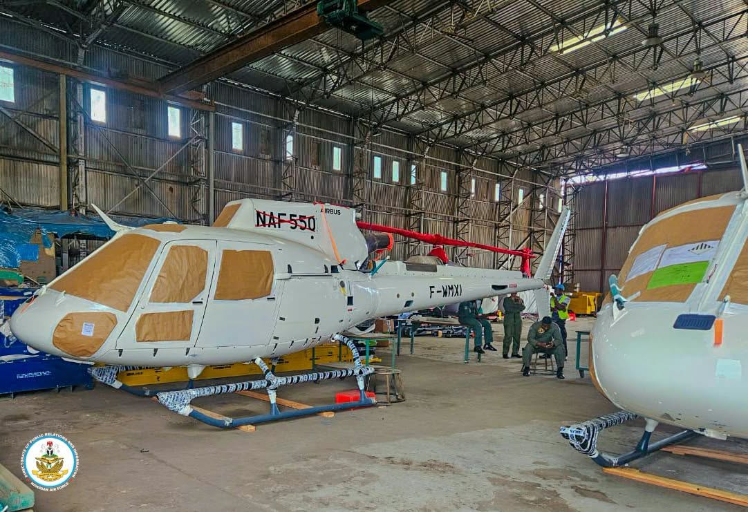 NAF receives five new helicopters, as FG boost airpower