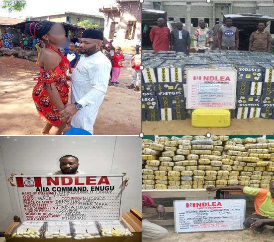 Groom excretes 72 cocaine wraps at Enugu airport