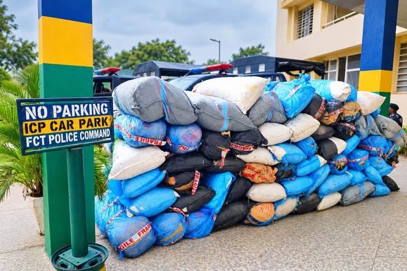 Police hand over 69 bags of suspected cannabis to NDLEA in FCT