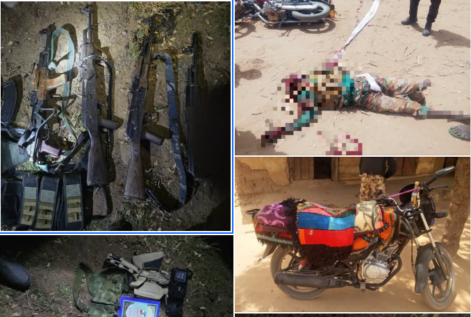 Troops kill two terrorists, recover four AK-47 rifles, eight motorcycles in Sokoto