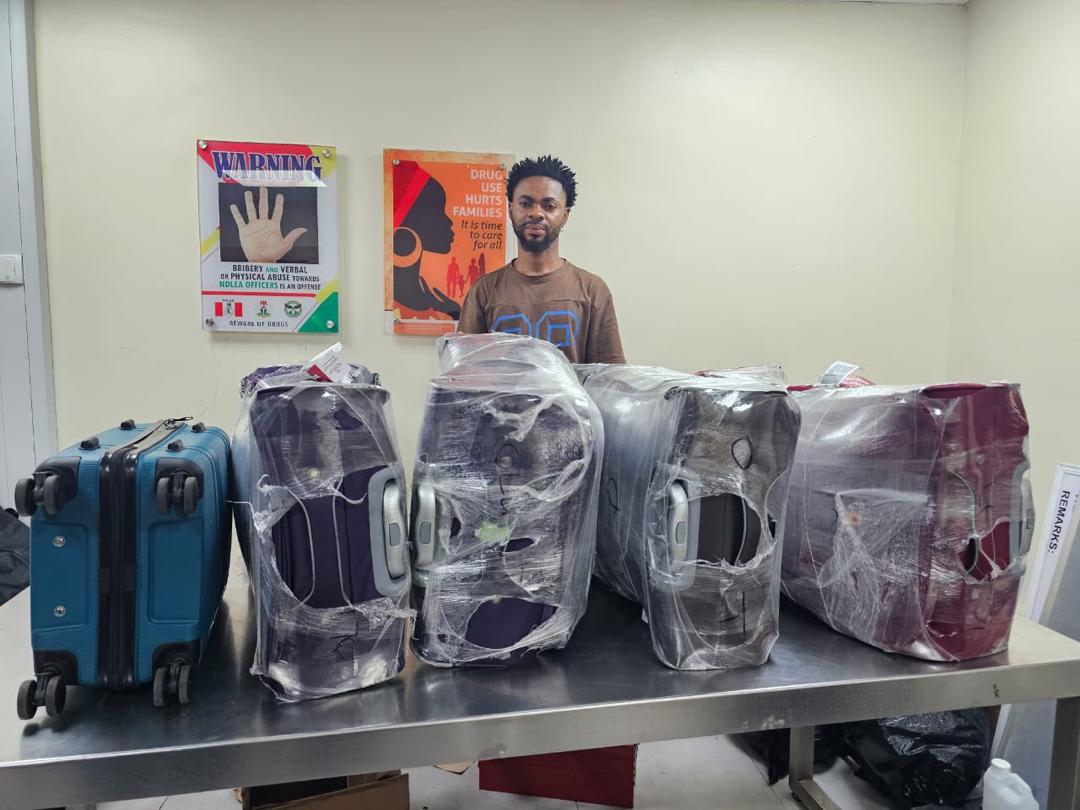 NDLEA seizes N5bn drugs, arrests Italy-bound courier