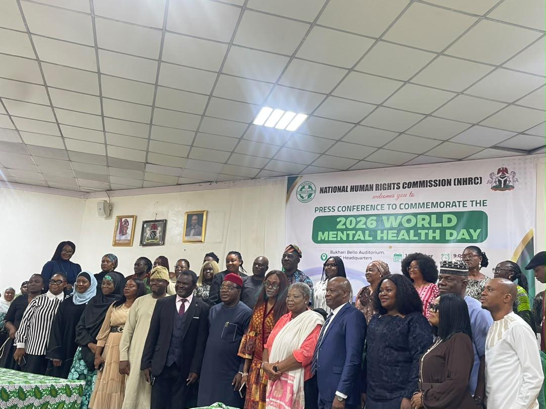 NHRC urges FG to boost mental health funding, end rights abuses